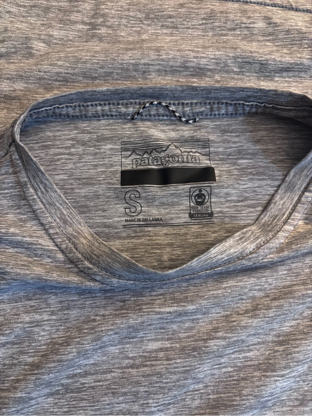 Patagonia Heather Gray Crewneck Tee - Picture 3 of 4